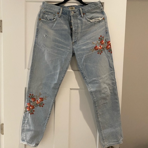 Citizens of Humanity Jeans with Embroidery - Picture 1 of 10